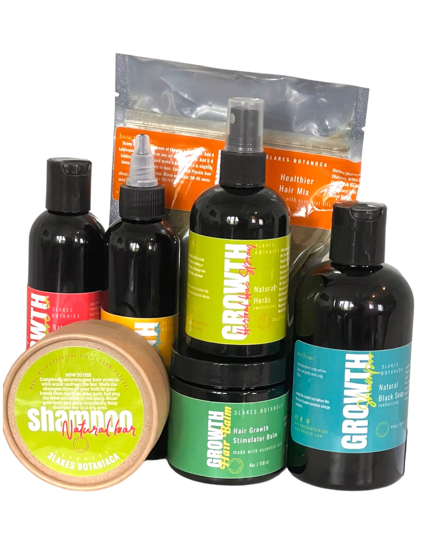 Complete Healthy Hair Repair Bundle has liquid Shampoo & conditioner