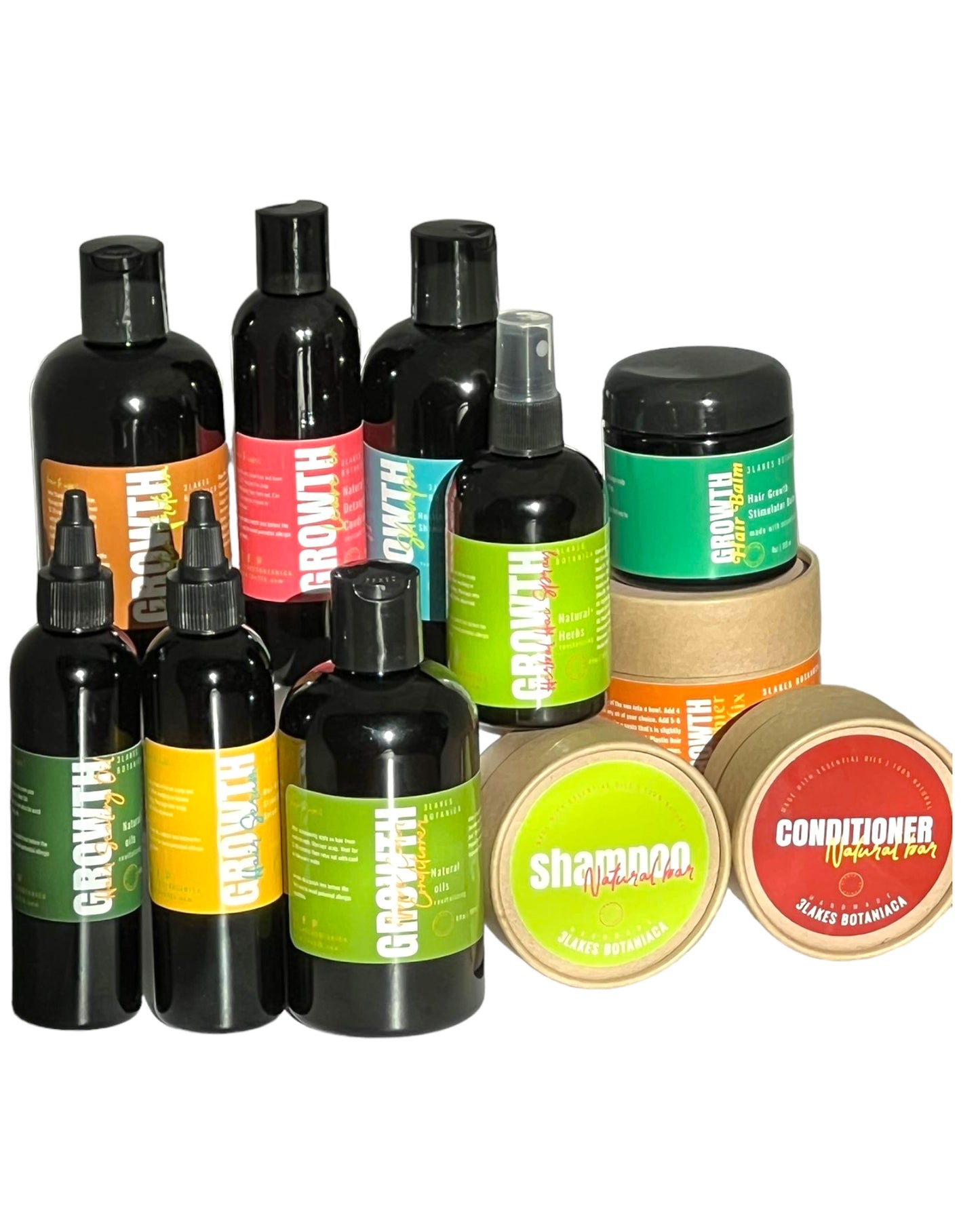 VIP BUNDLE, Hair Sealing Oil, Hair Growth Stimulator Serum, Conditioner Bar, Shampoo Bar, Black Soap Shampoo,Healthy Hair Herbs Mix, Hair Balm, Hair Spray, Leave in Detangling Conditioner, keratin Conditioner, Apple Cider Conditioner